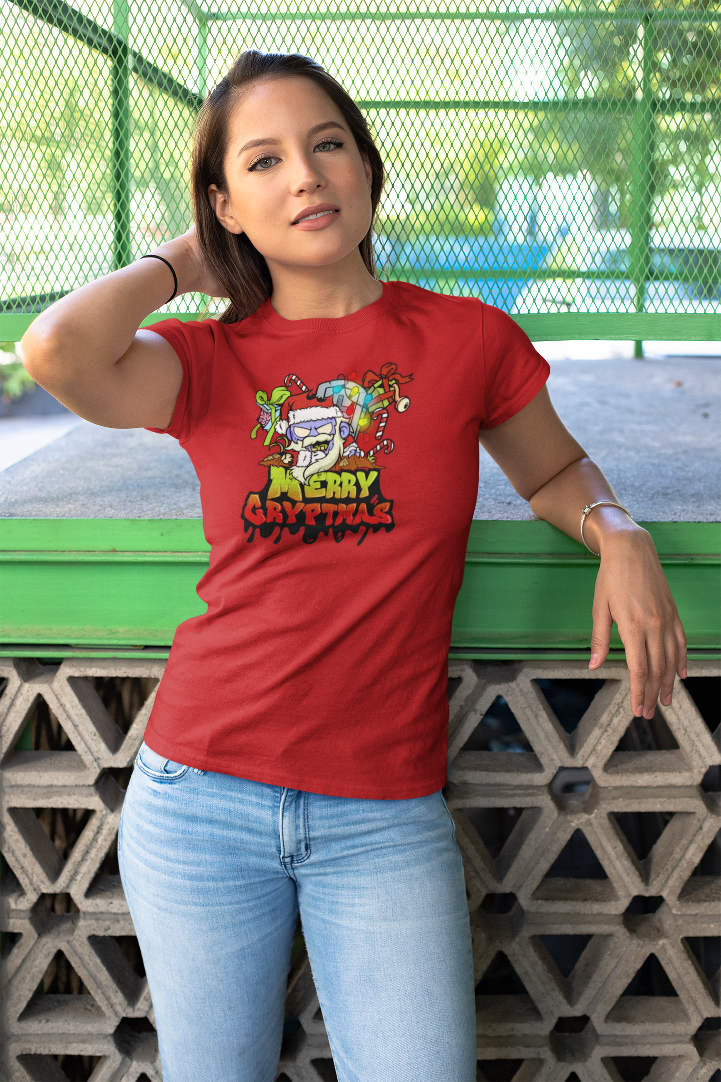 Merry Cryptmas Tee — Zombabiez Holiday Chaos Edition