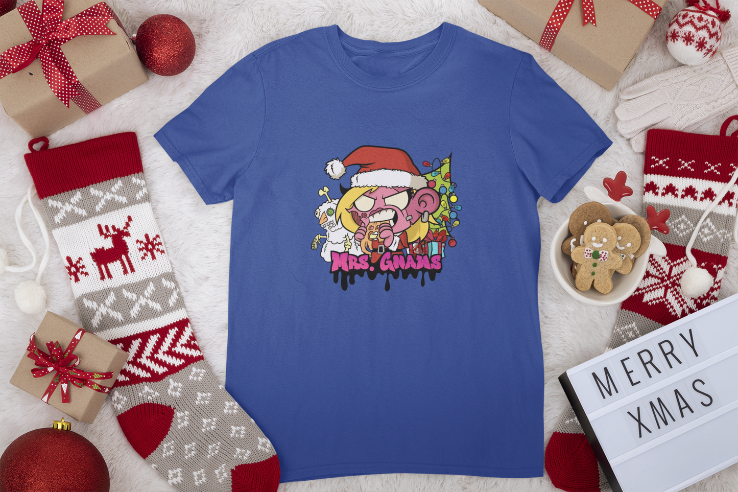 Mrs. Gnaws Christmas Tee